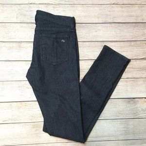 Rag & Bone Skinny Mid Rise Indigo Jeans